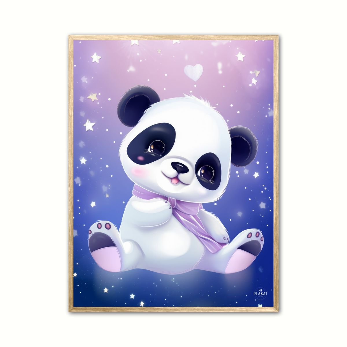 Plakat med Baby Panda 2 21 x 29,7 cm (A4)