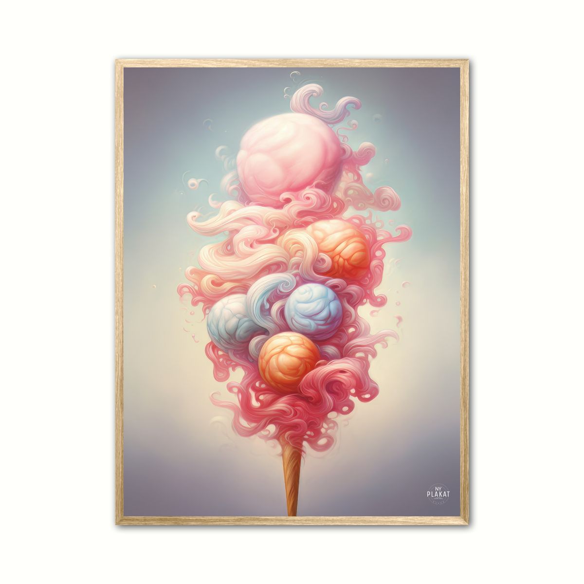 Plakat med Candyfloss Dream - Plakat 21 x 29,7 cm (A4)