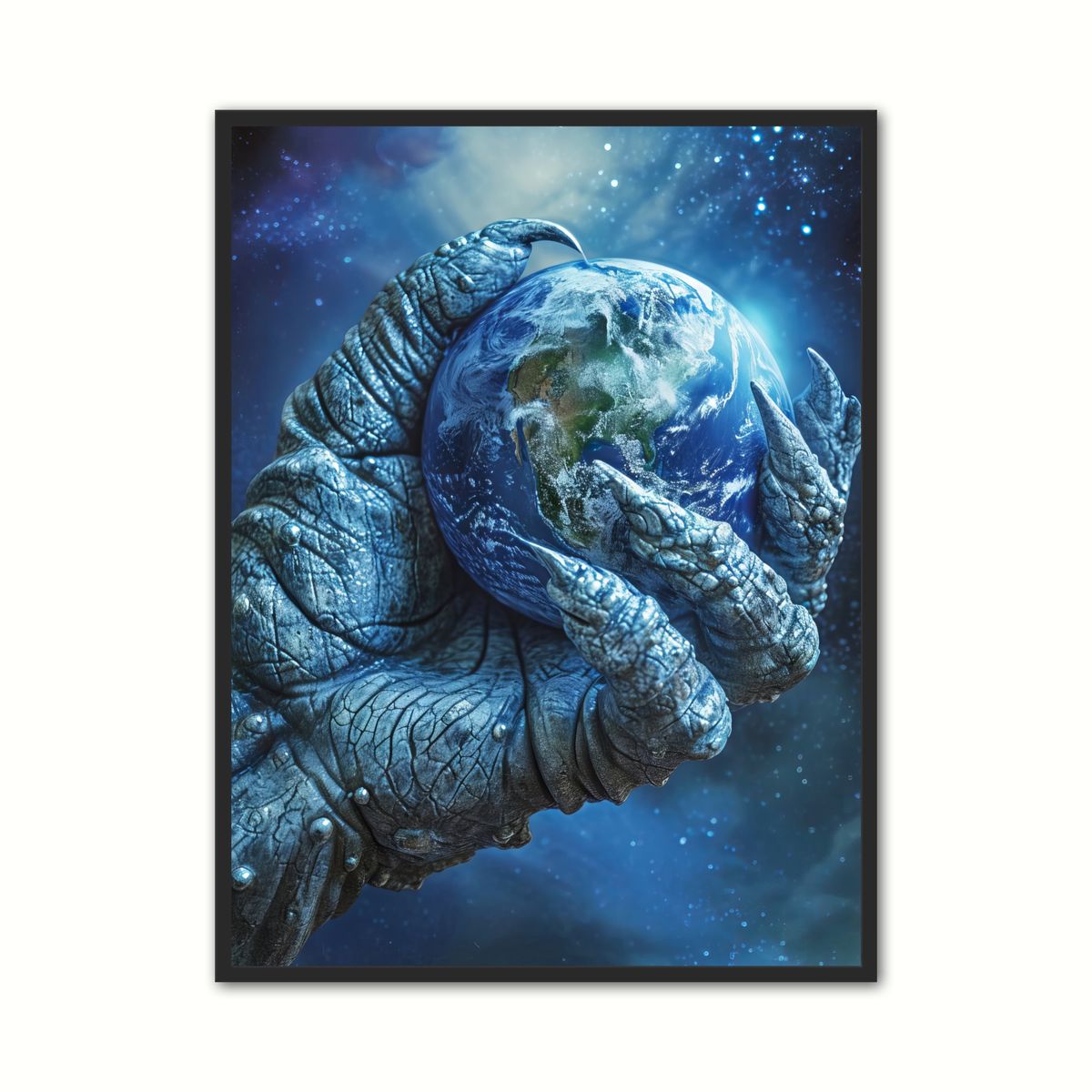 Plakat med Cosmic Custodian - Science Fiction Plakat 30 x 40 cm