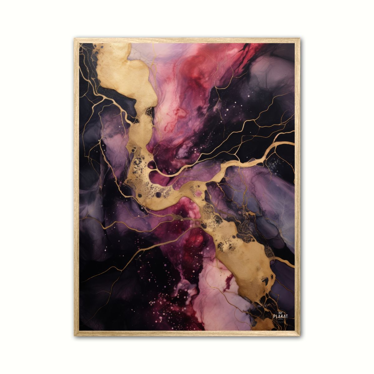 Plakat med Cosmic Palette - Abstrakt 30 x 40 cm