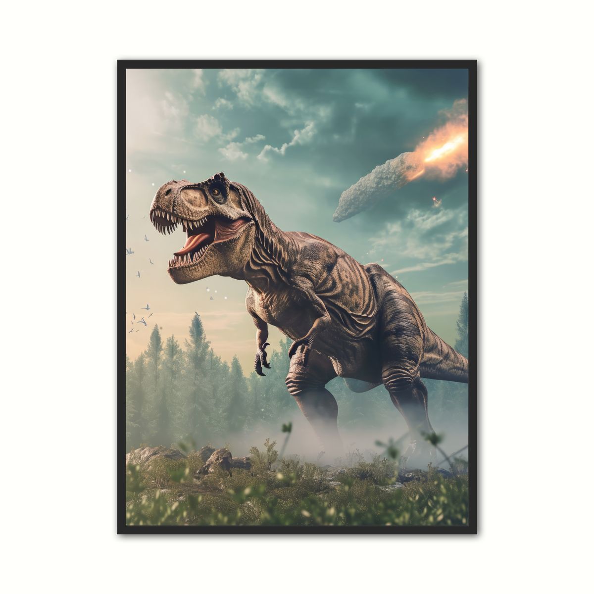 Plakat med Dinosaur Plakat 1 - T-Rex 21 x 29,7 cm (A4)