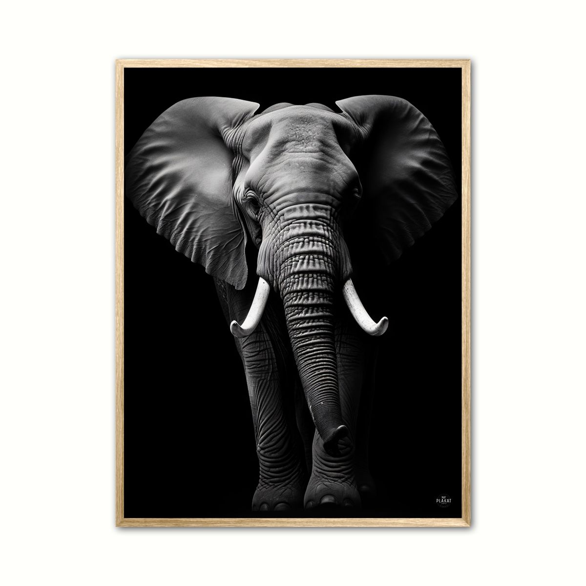 Plakat med Elefant Plakat 1 30 x 40 cm