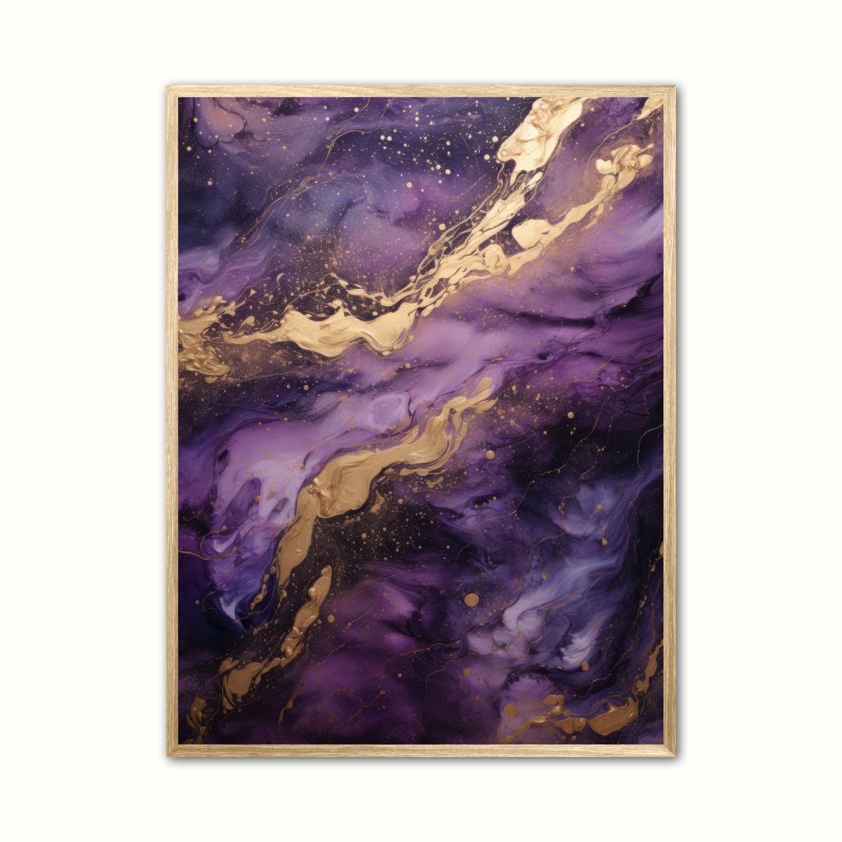 Plakat med Ethereal Skies - Abstrakt 30 x 40 cm