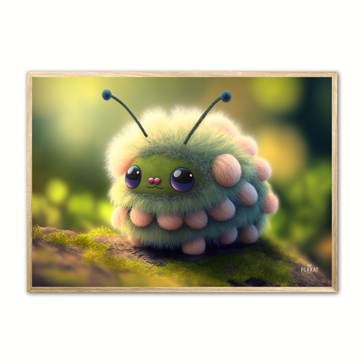 Plakat med Fluffball - Fuzzballs 30 x 40 cm