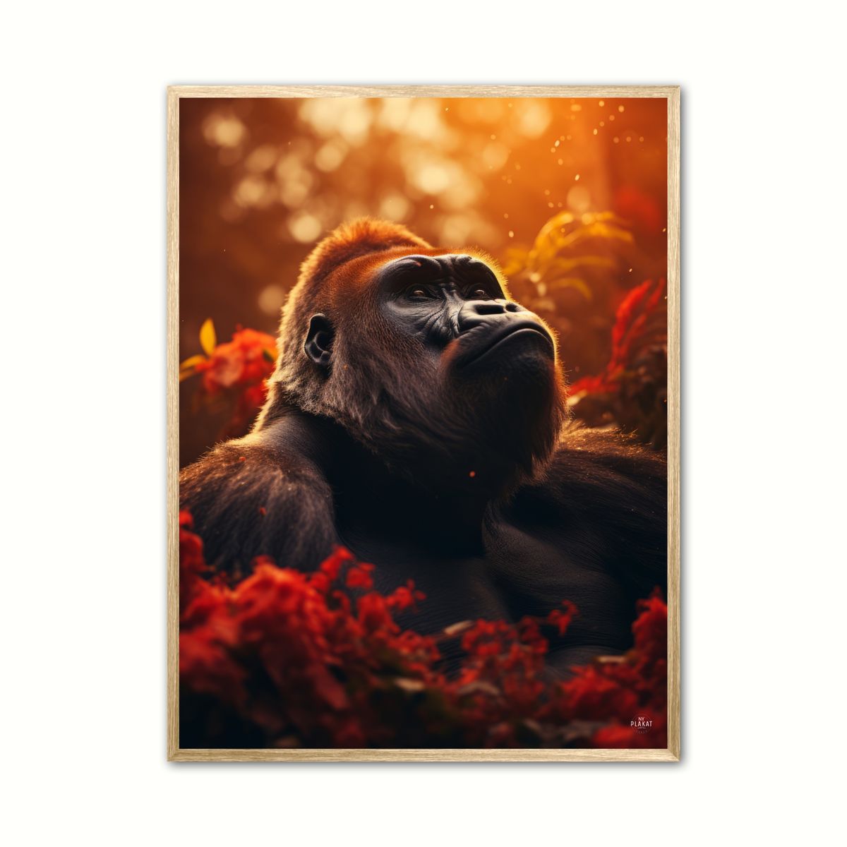 Plakat med Gorilla Plakat 5 21 x 29,7 cm (A4)