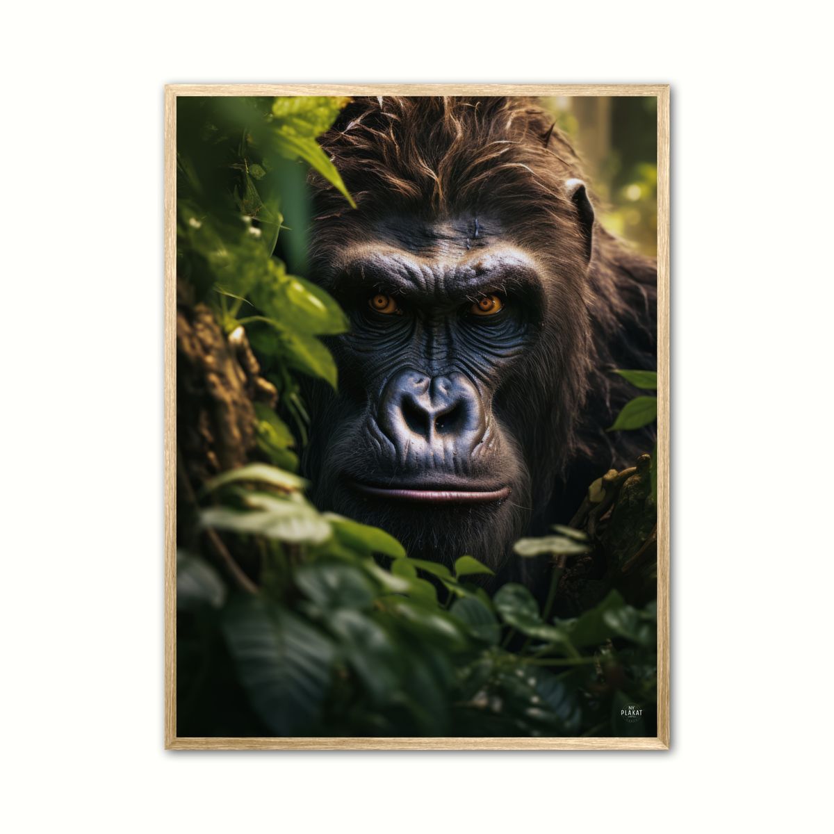 Plakat med Gorilla Plakat 6 30 x 40 cm