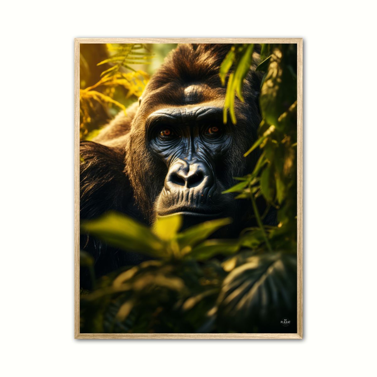 Plakat med Gorilla Plakat 7 30 x 40 cm