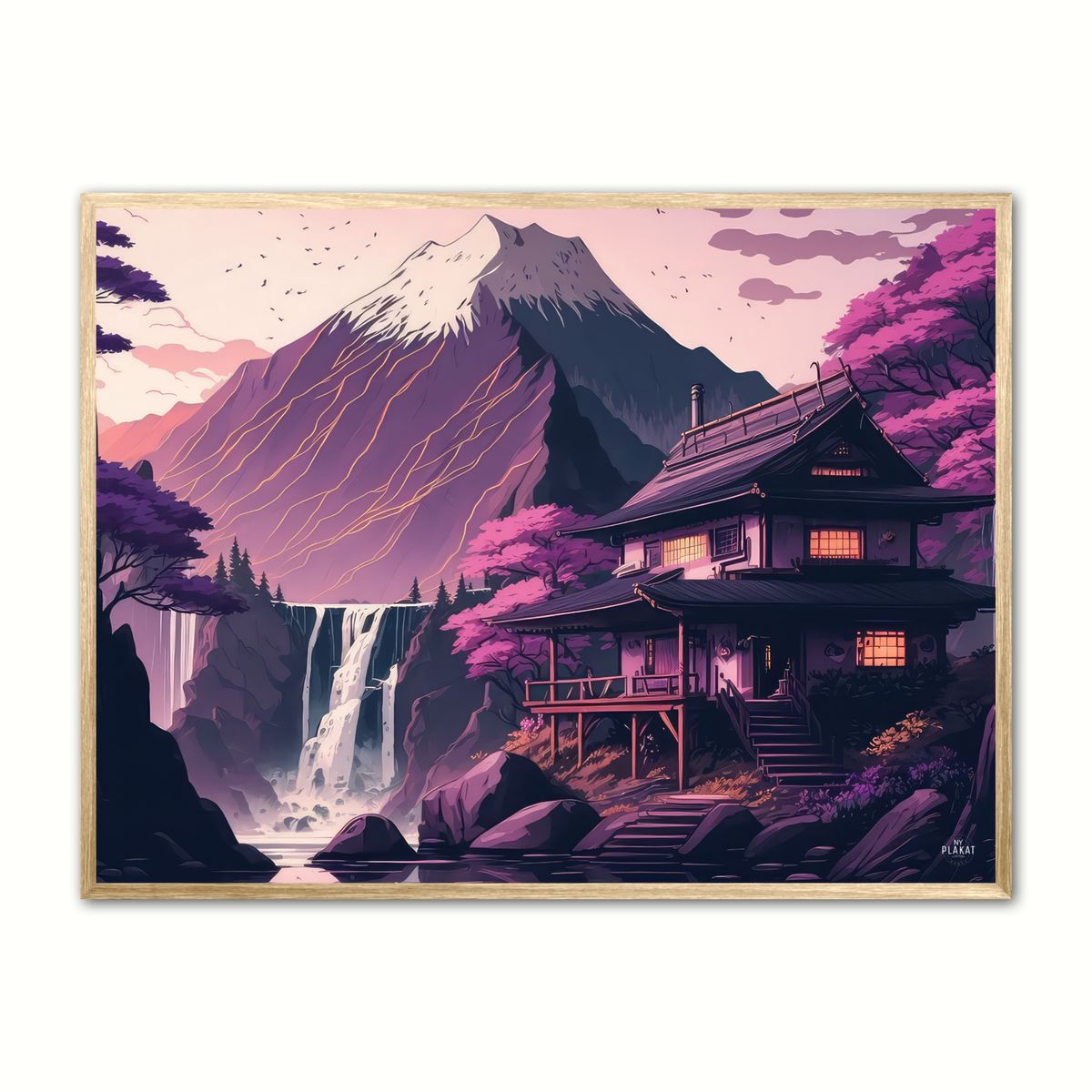 Plakat med Japanese silence - RON 30 x 40 cm