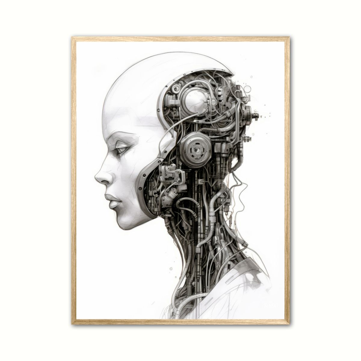 Plakat med Mechanical Aesthetics - Science Fiction 50 x 70 cm (B2)