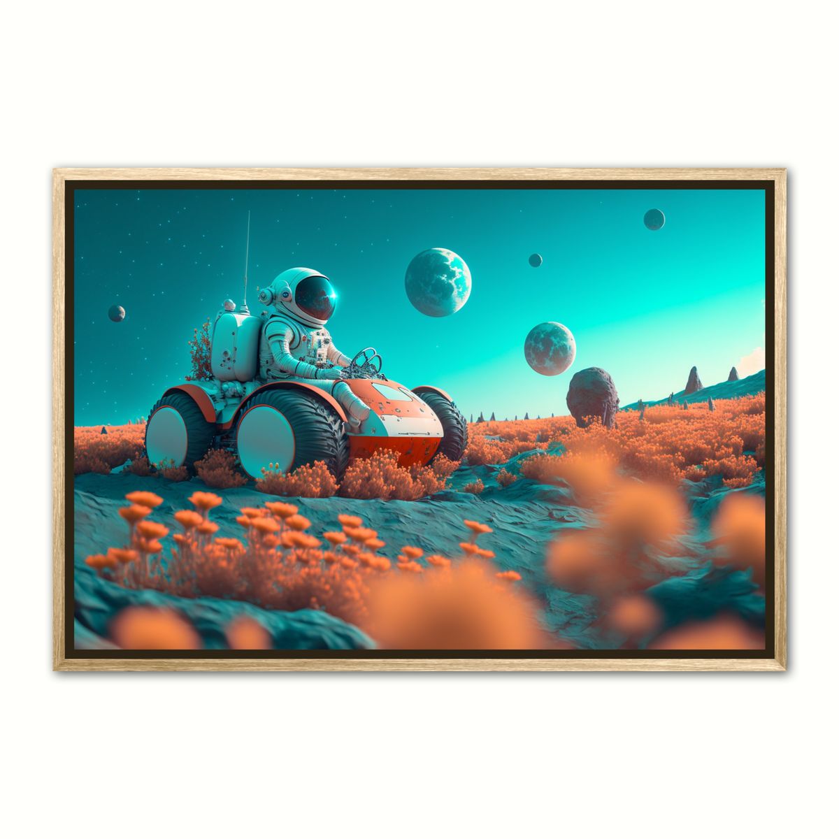 Plakat med Rumbil - Interstellar Orange 21 x 29,7 cm (A4)