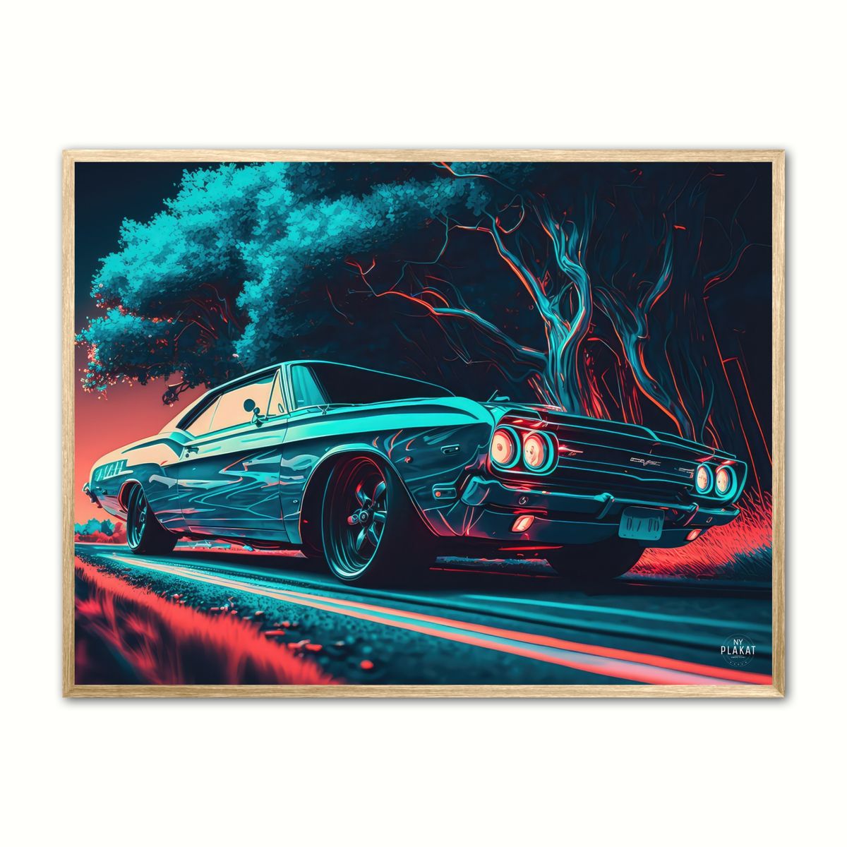 Plakat med Speed Demon 30 x 40 cm