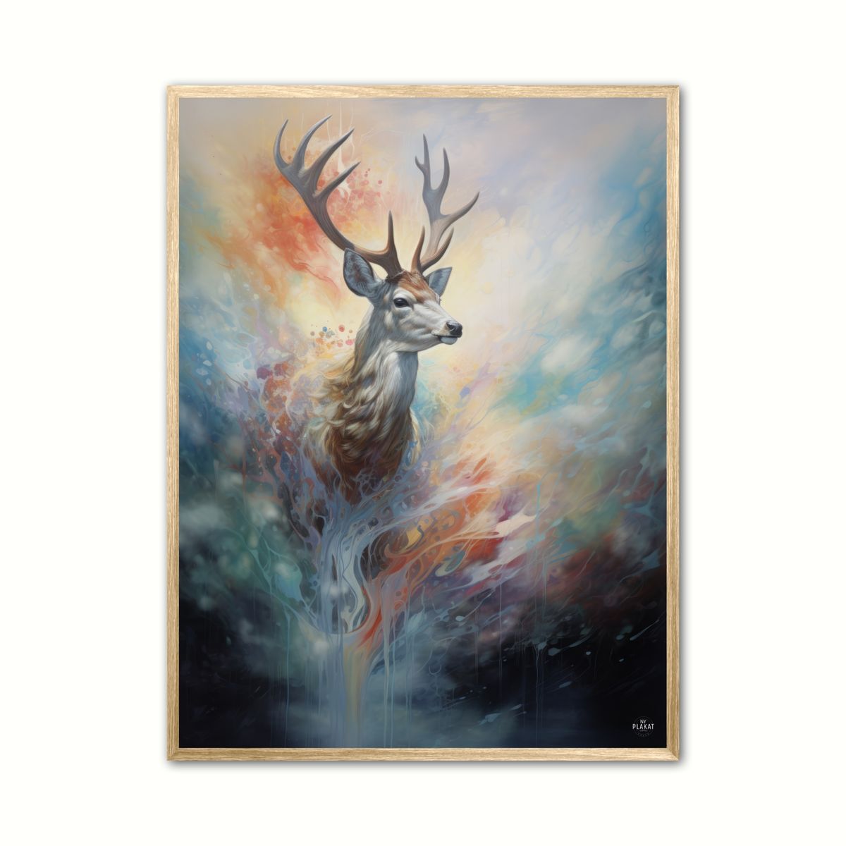 Plakat med Stag in the Spectrum of Dreams - Plakat 21 x 29,7 cm (A4)