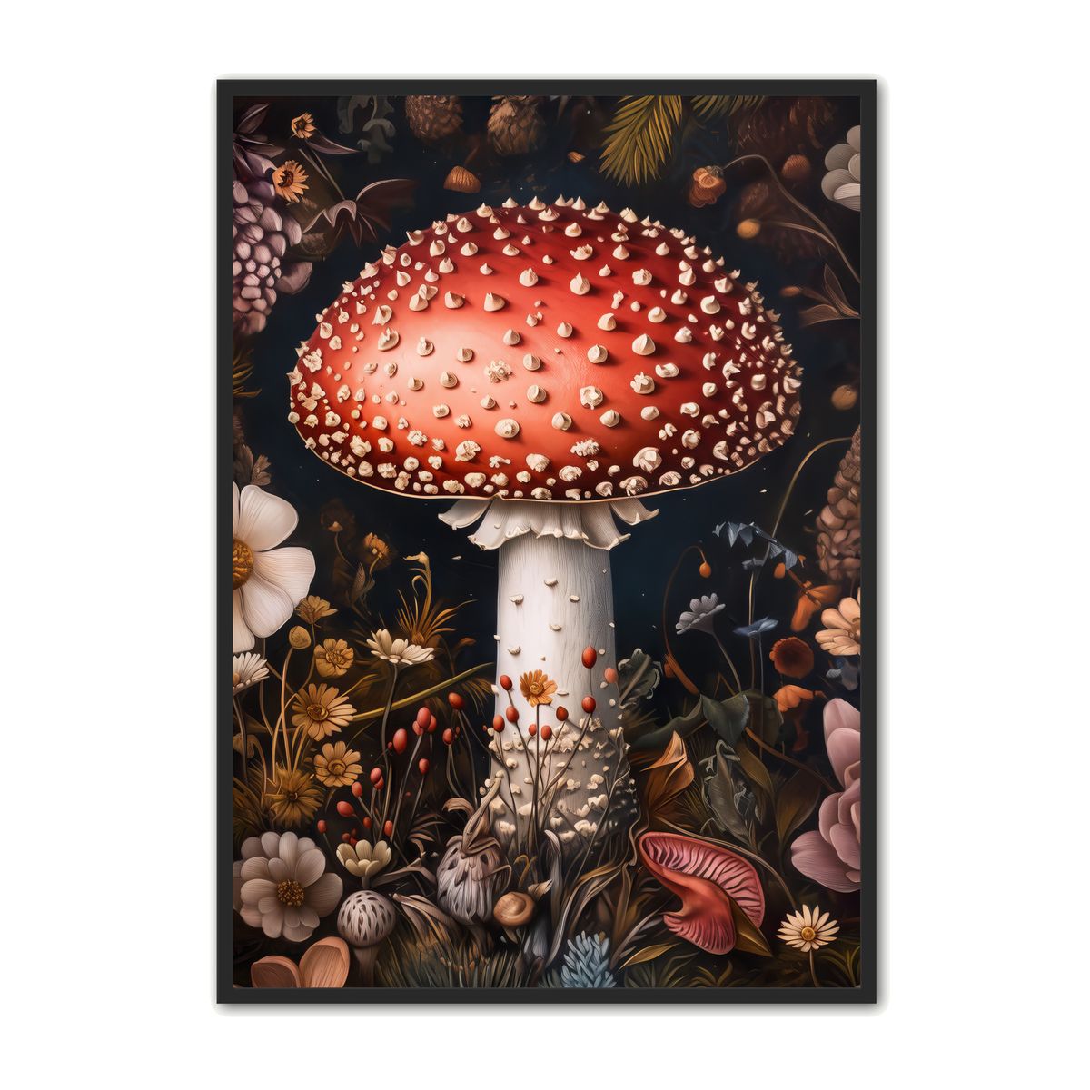 Plakat med Svampe Plakat 38 21 x 29,7 cm (A4)