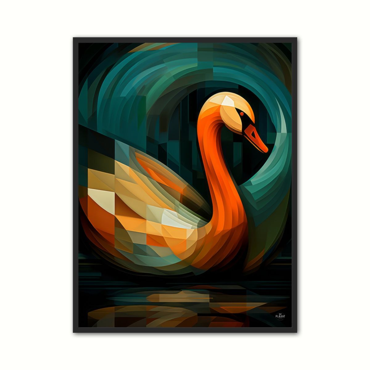 Plakat med Svane Plakat 10 21 x 29,7 cm (A4)