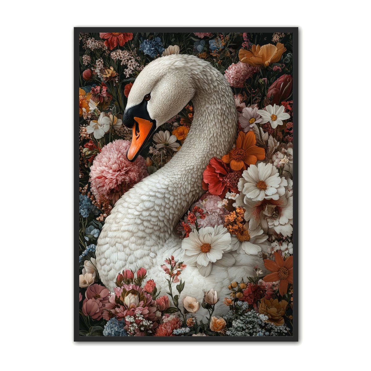 Plakat med Svane Plakat 21 - Flora 50 x 70 cm (B2)