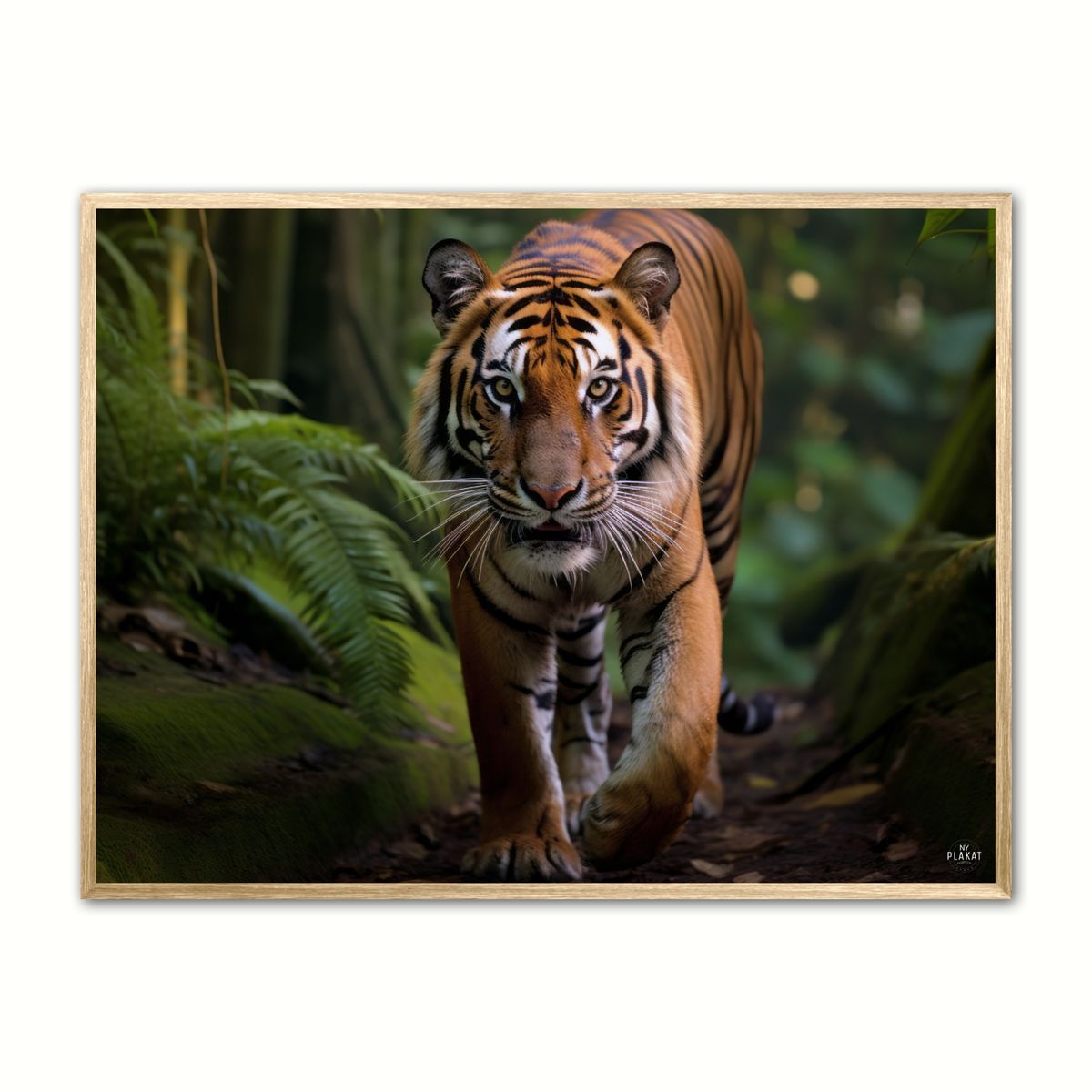 Plakat med Tiger Plakat 7 30 x 40 cm