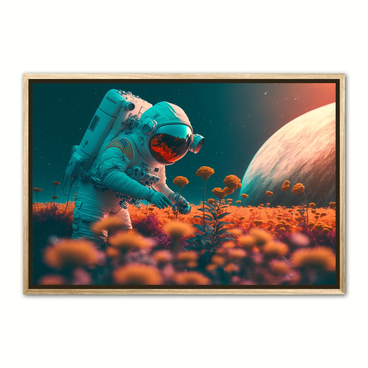 Plakat med Turen - Interstellar Orange 70 x 100 cm (B1)