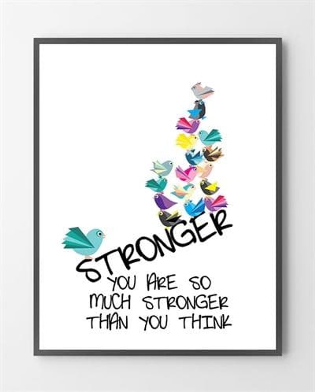 Plakat - Stronger - 50x70 cm.