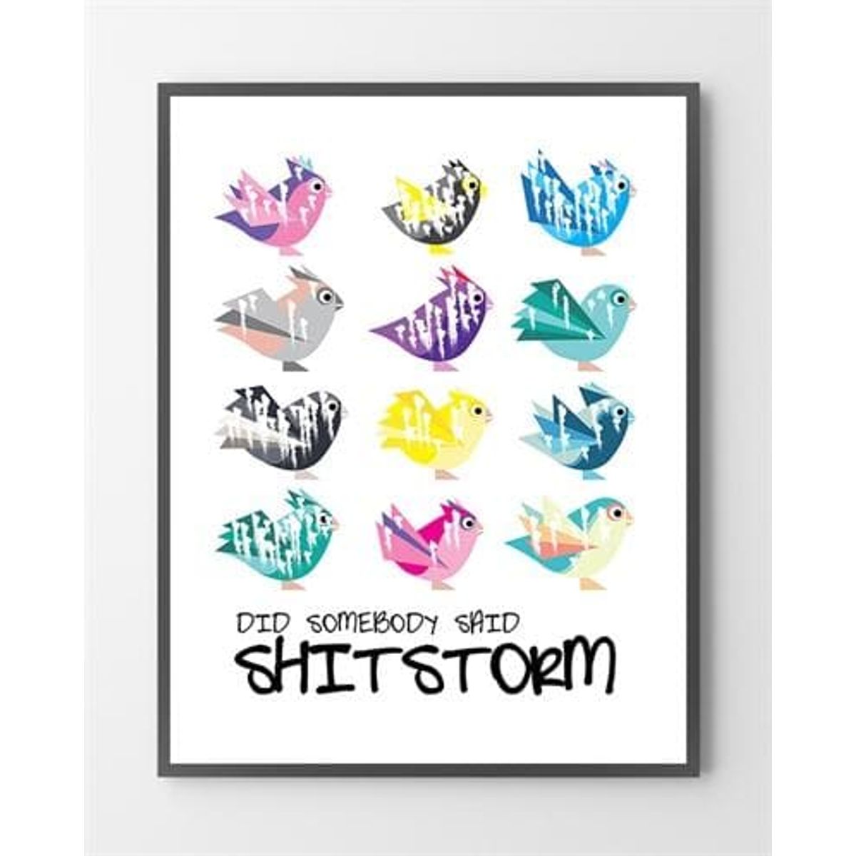 Plakater - Shitstorm - 30x40 cm.