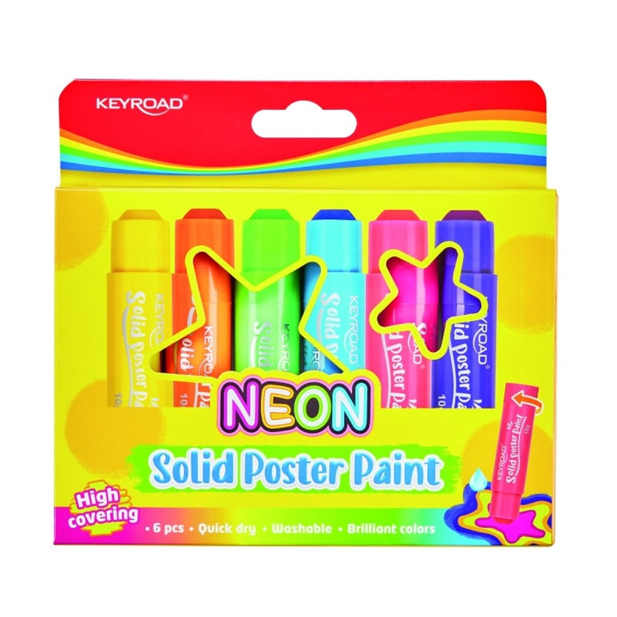 Plakatmaling Sticks Neon Mix Farver.