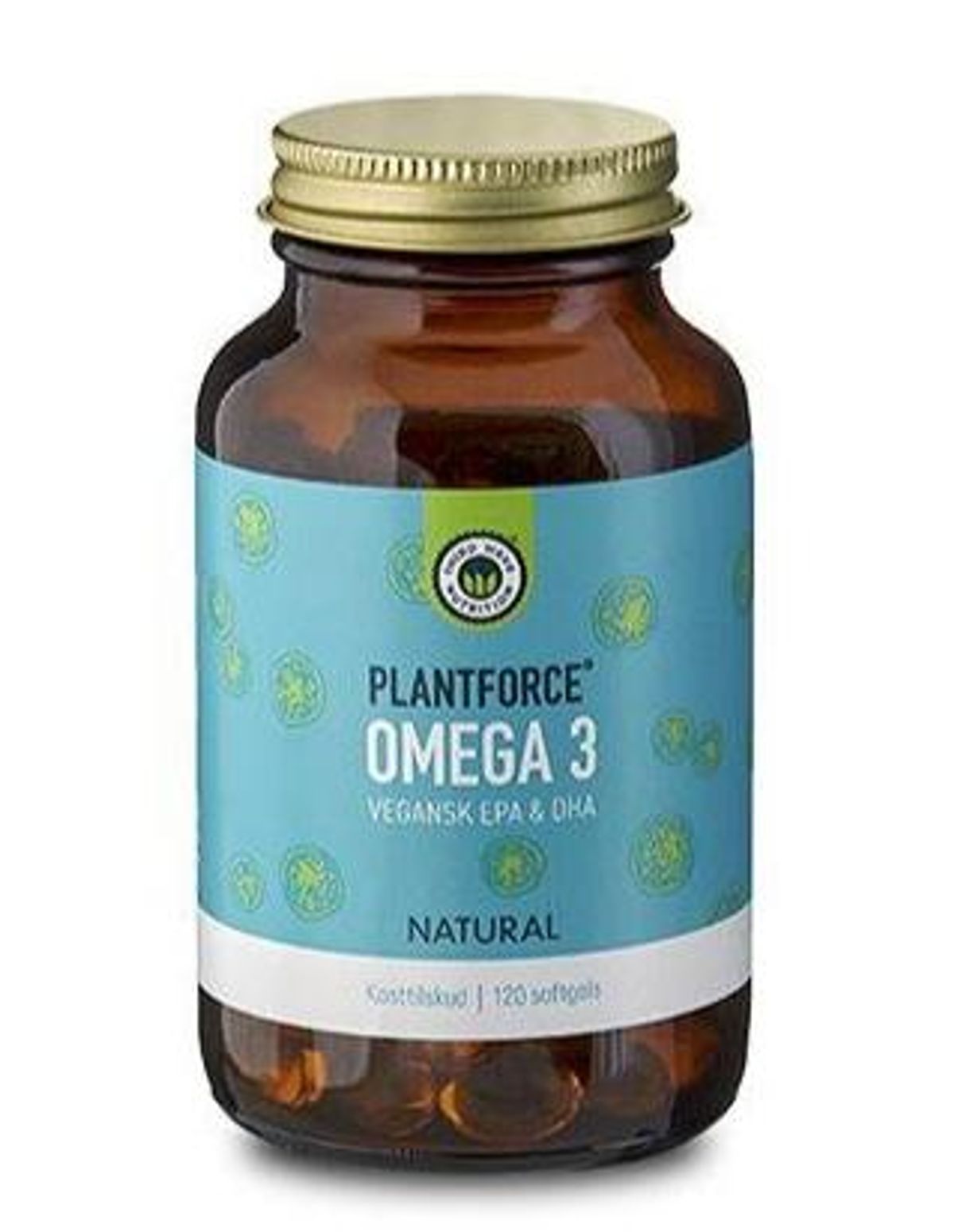 Plantforce Omega 3 (Vegansk EPA & DHA), 120stk