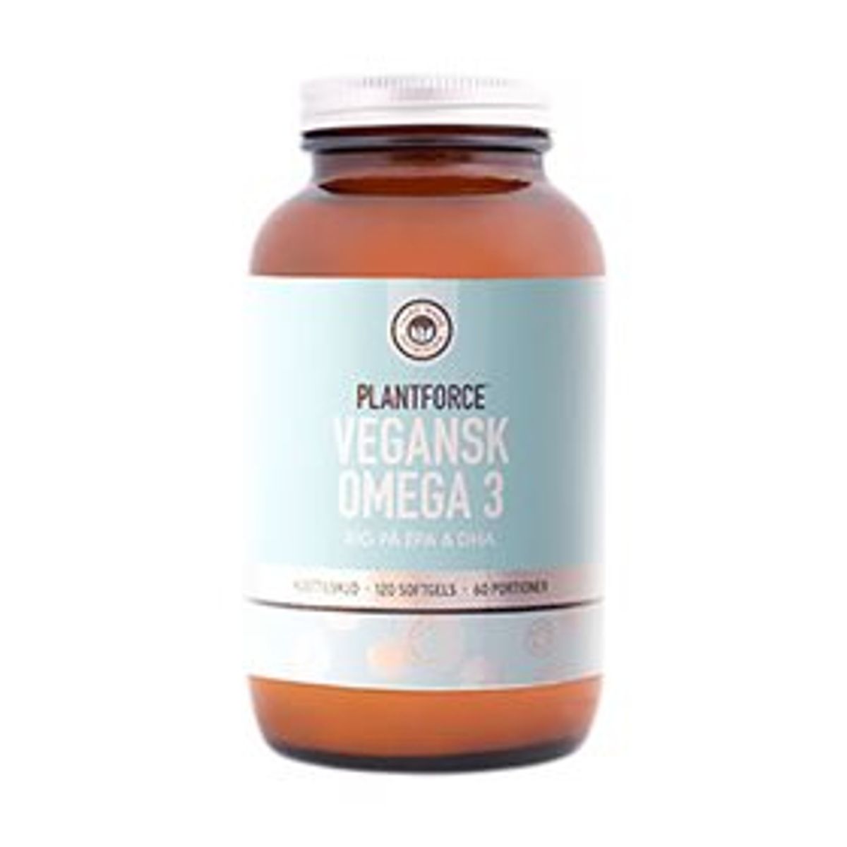 Plantforce Omega 3 (Vegansk EPA & DHA) &bull; 120 kap.