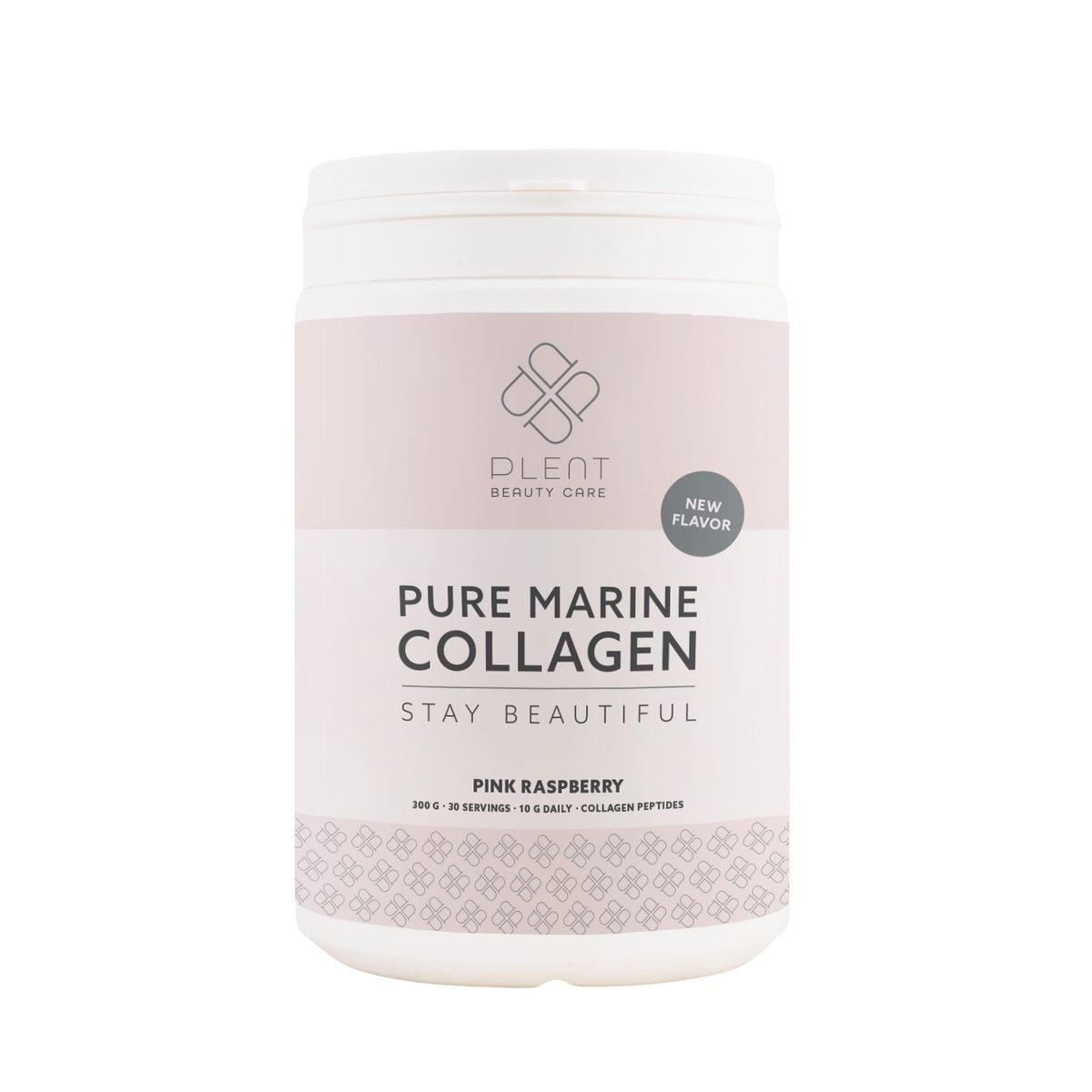 Plantforce - Plent Marine Collagen - Hindbær 300 Gram