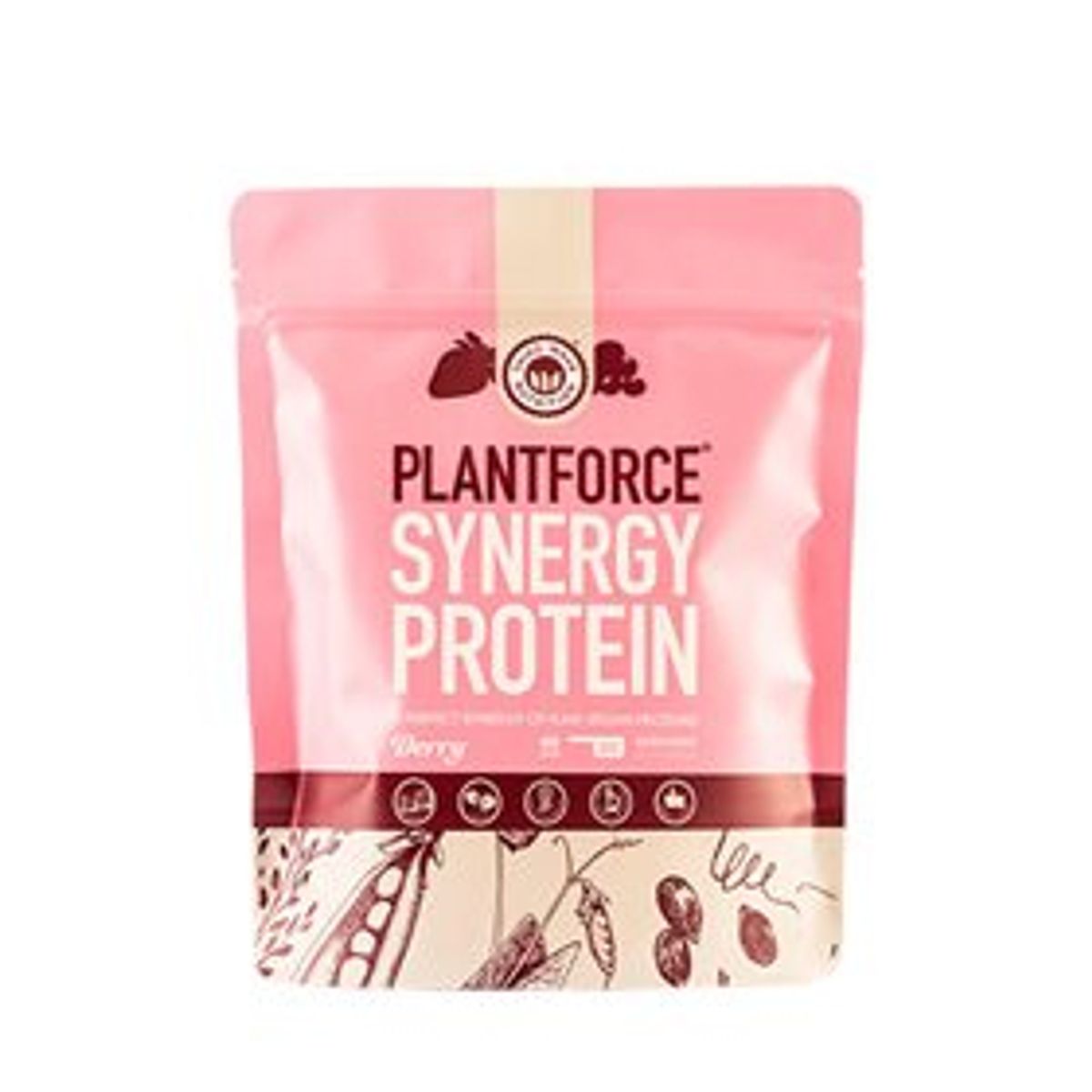 Plantforce Protein bær Synergy &bull; 400g.