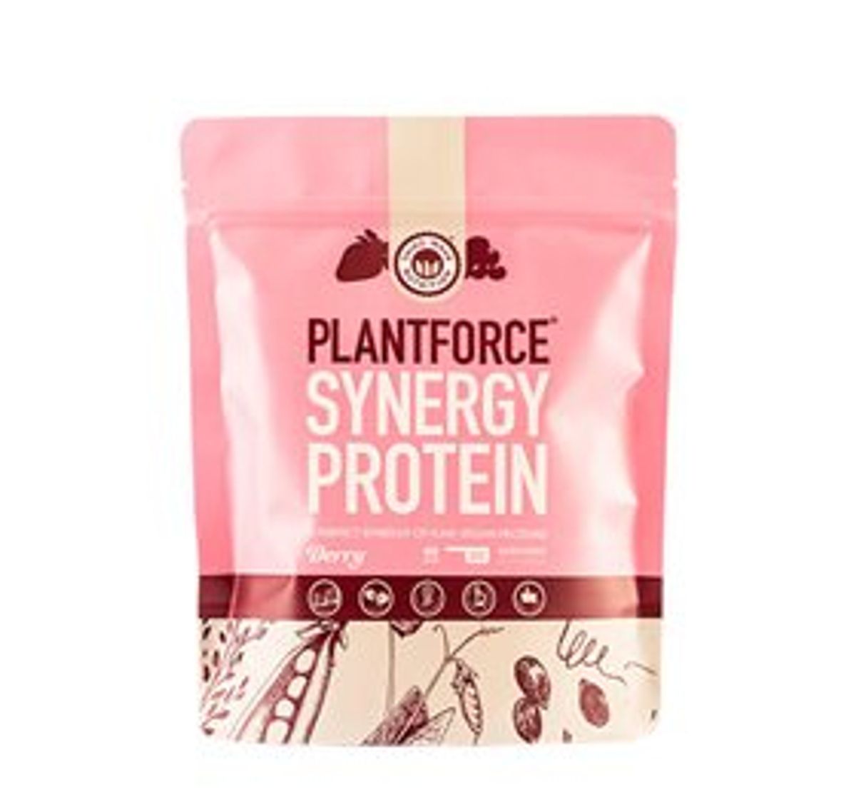 Plantforce Protein bær Synergy &bull; 400g.