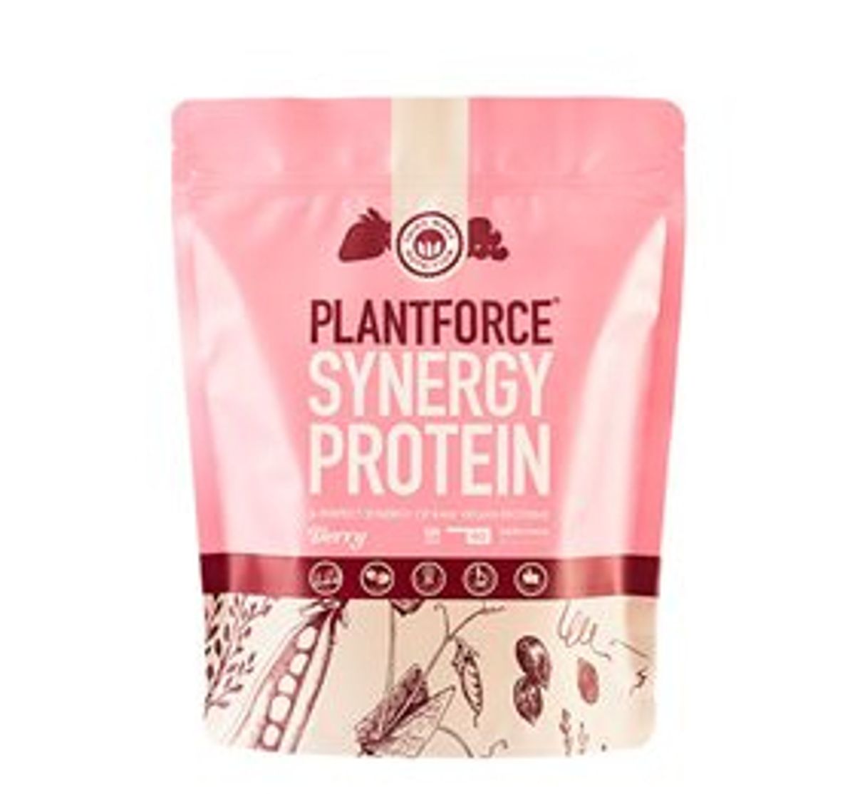 Plantforce Protein Synergy Berry 800g. - 3 for 675,-