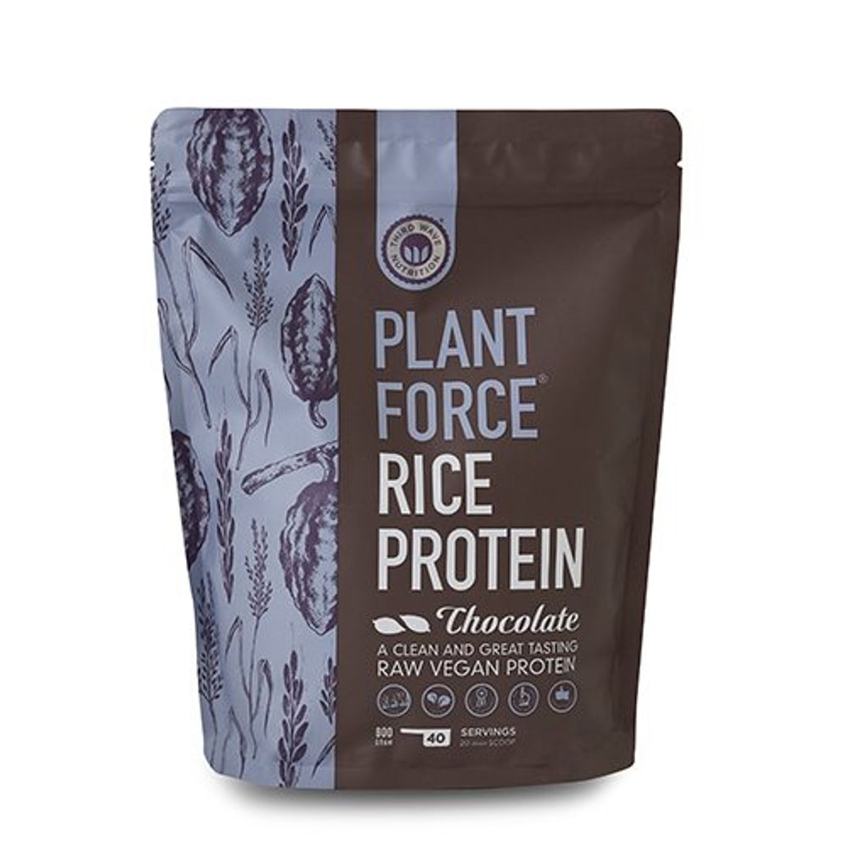 Plantforce Risprotein Chokolade &bull; 800 g.