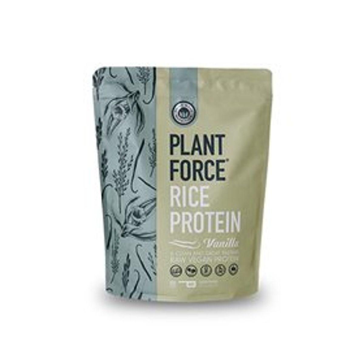 Plantforce Risprotein vanilje &bull; 800g.