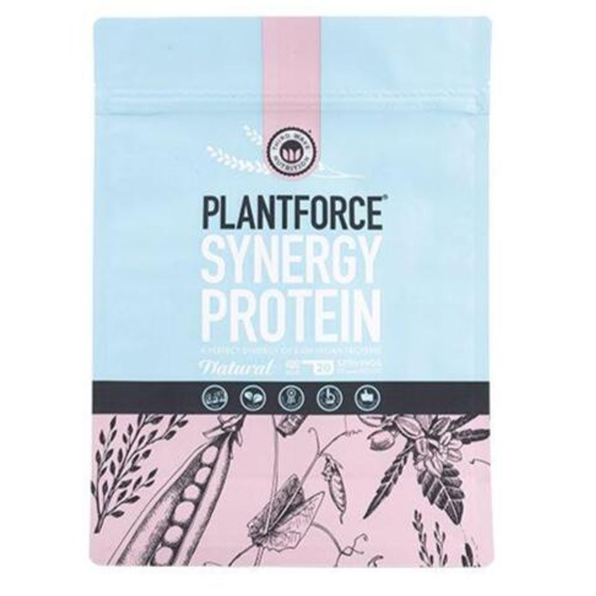 Plantforce Synergy Protein neutral, 400g.