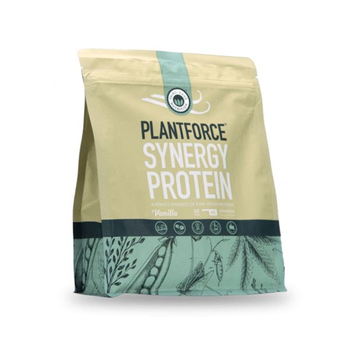 Plantforce - Synergy Protein - Vanilje 800 Gram