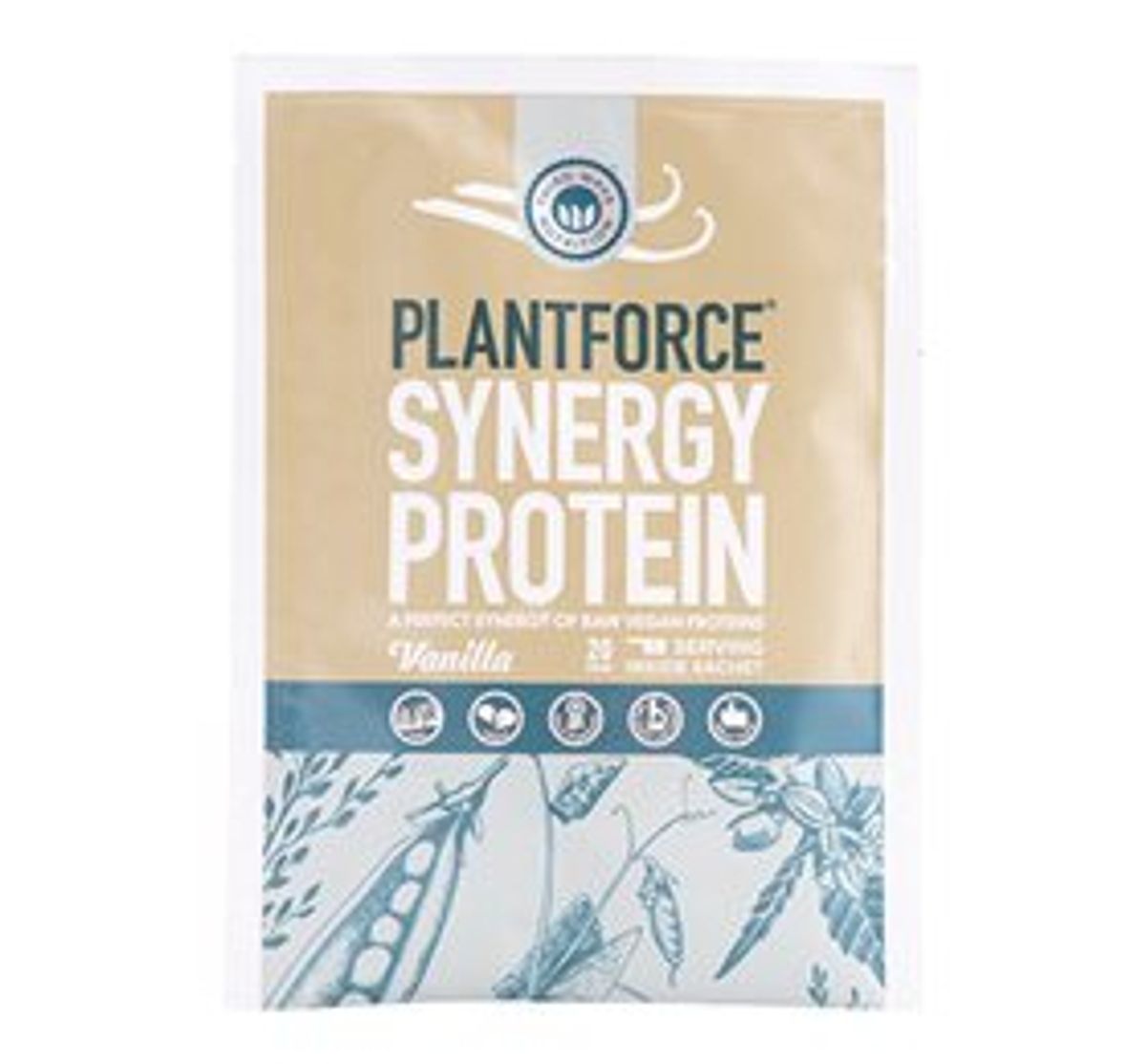 Plantforce Synergy Vanilje &bull; 20g.