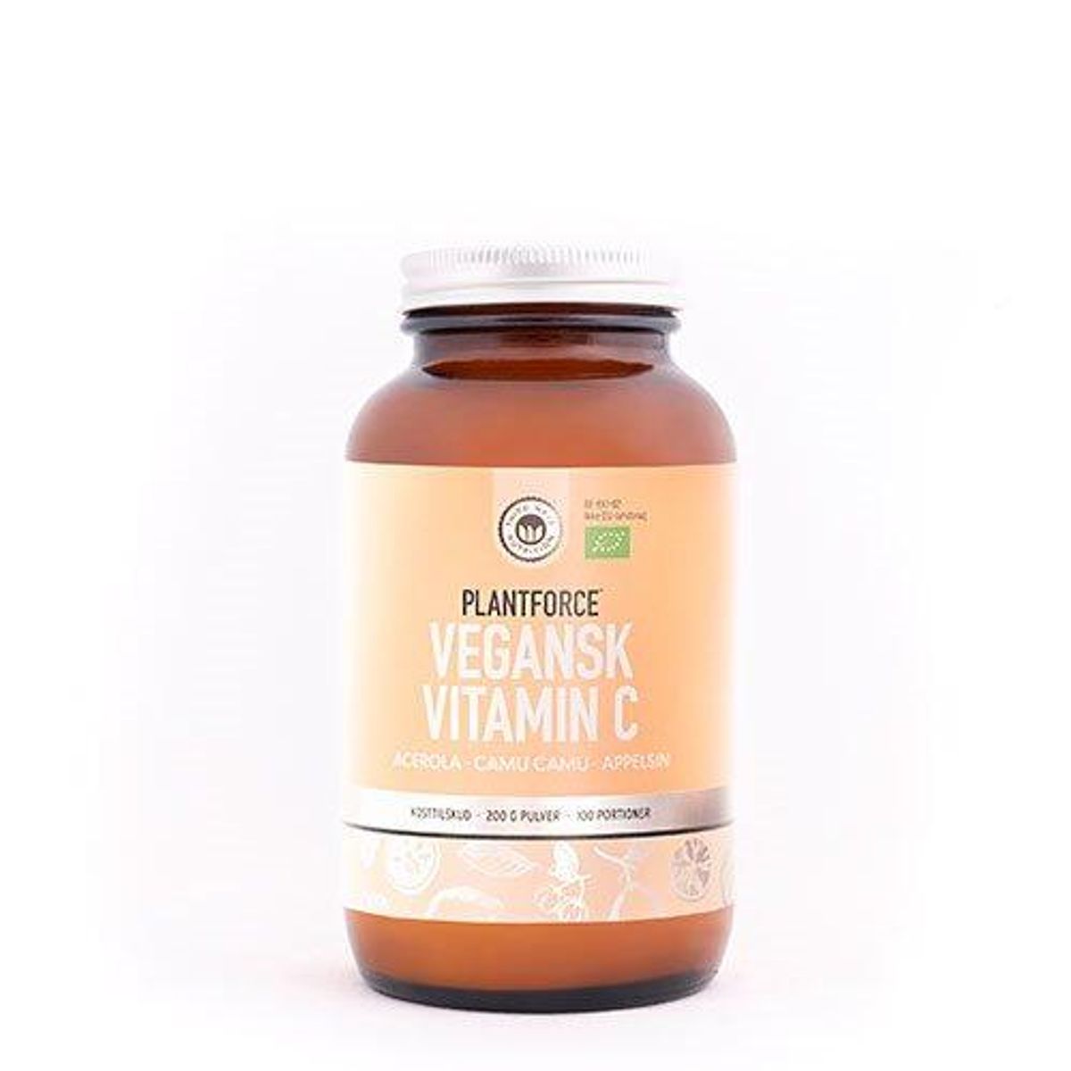 Plantforce Vitamin C vegansk Ø, 200g