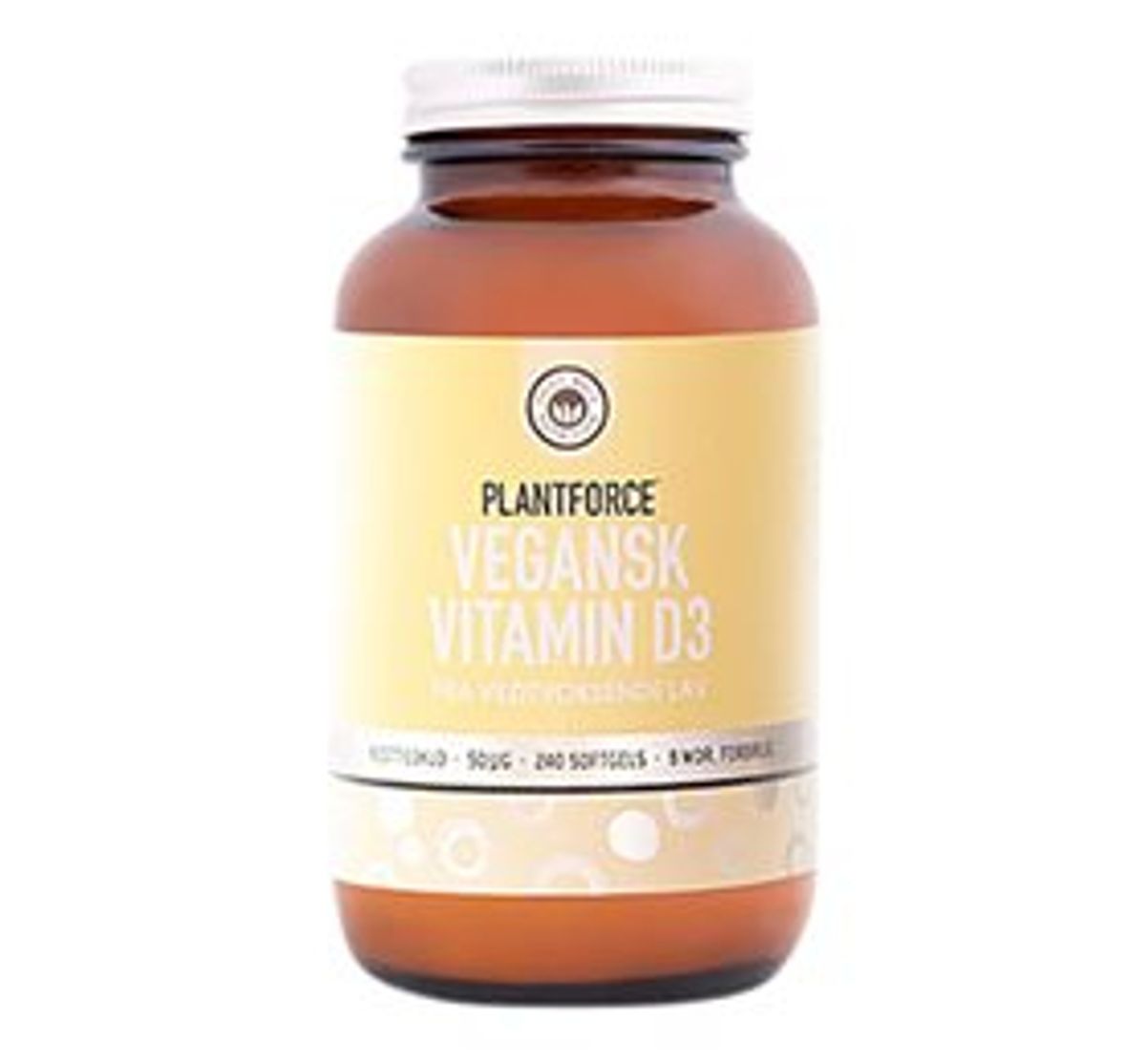 Plantforce Vitamin D 120 kapsler