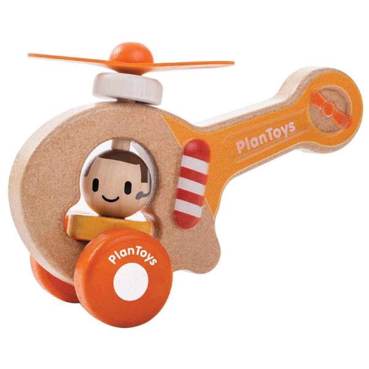 PlanToys - Helikopter - Træ