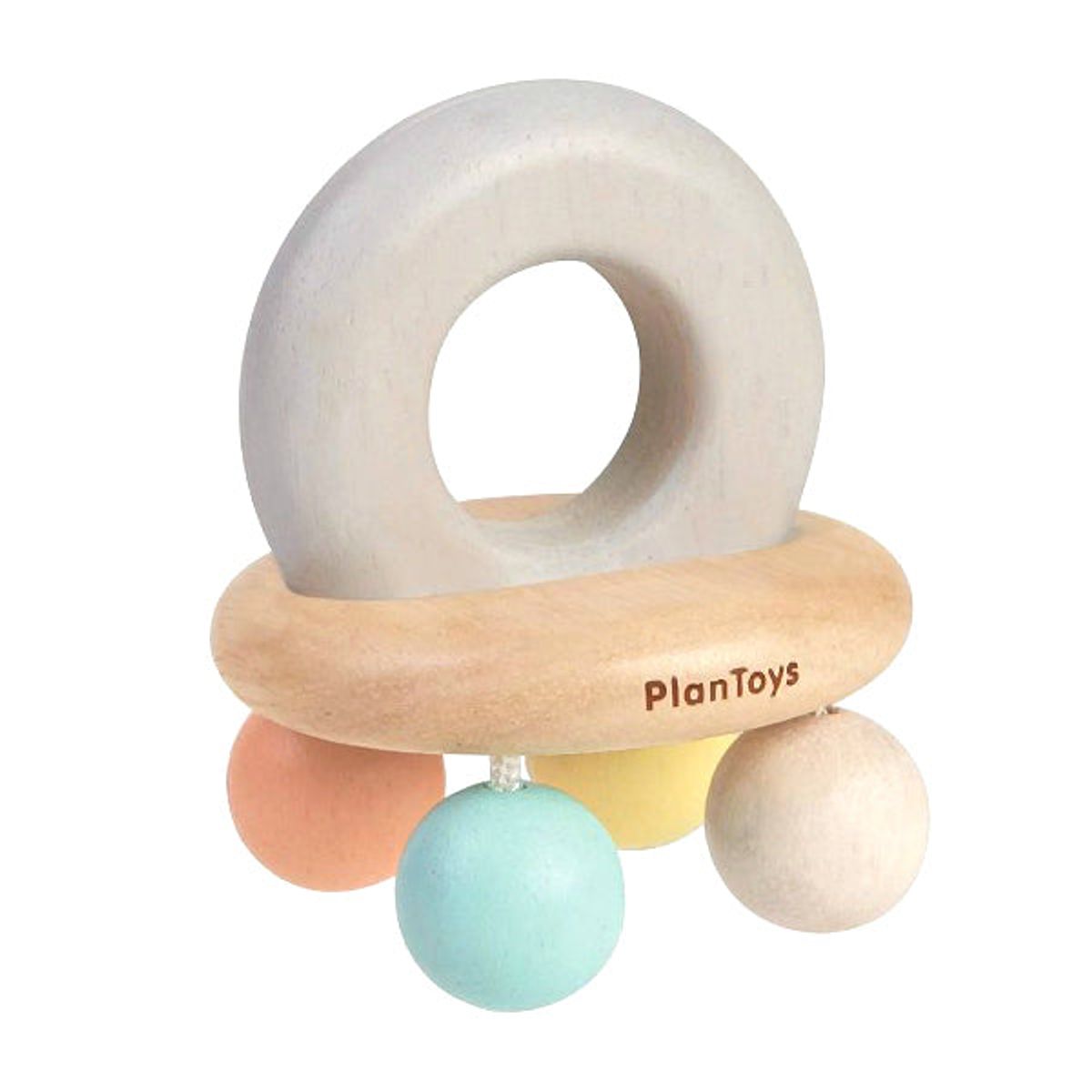 PlanToys - Klokke Rangle - Pastel