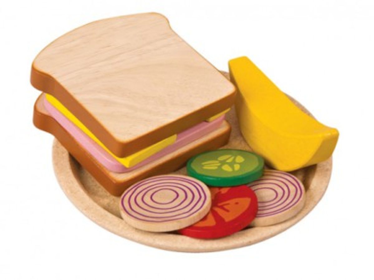 Plantoys Sandwich måltid