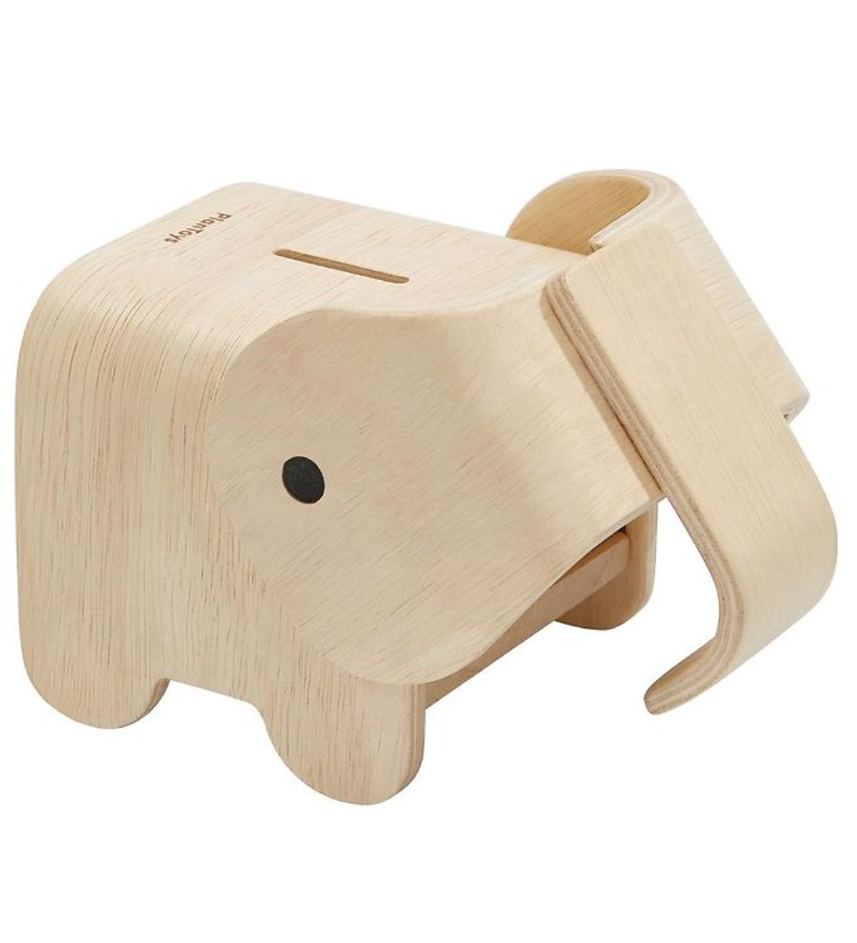 PlanToys Sparegris - Elefant - Natur