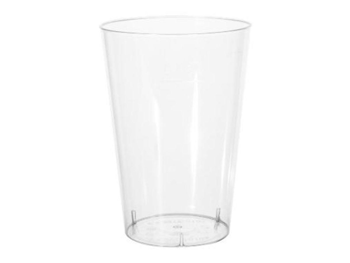 Plastglas Hård PS 25 cl 25 stk