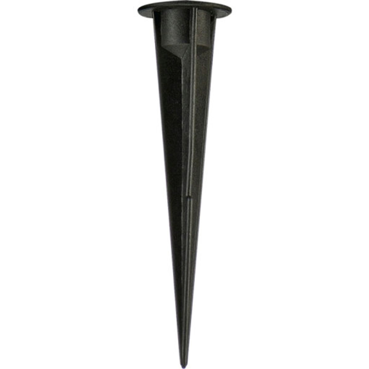 Plastic earth spike black, length 17,5cm