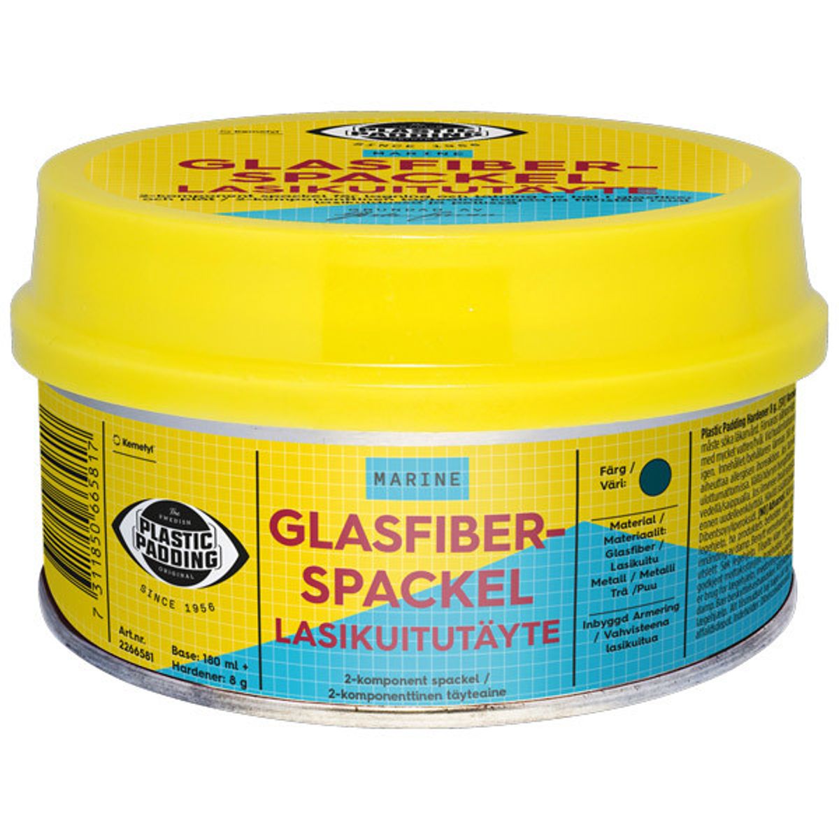 Plastic Padding Glasfiberspartel (180ml)