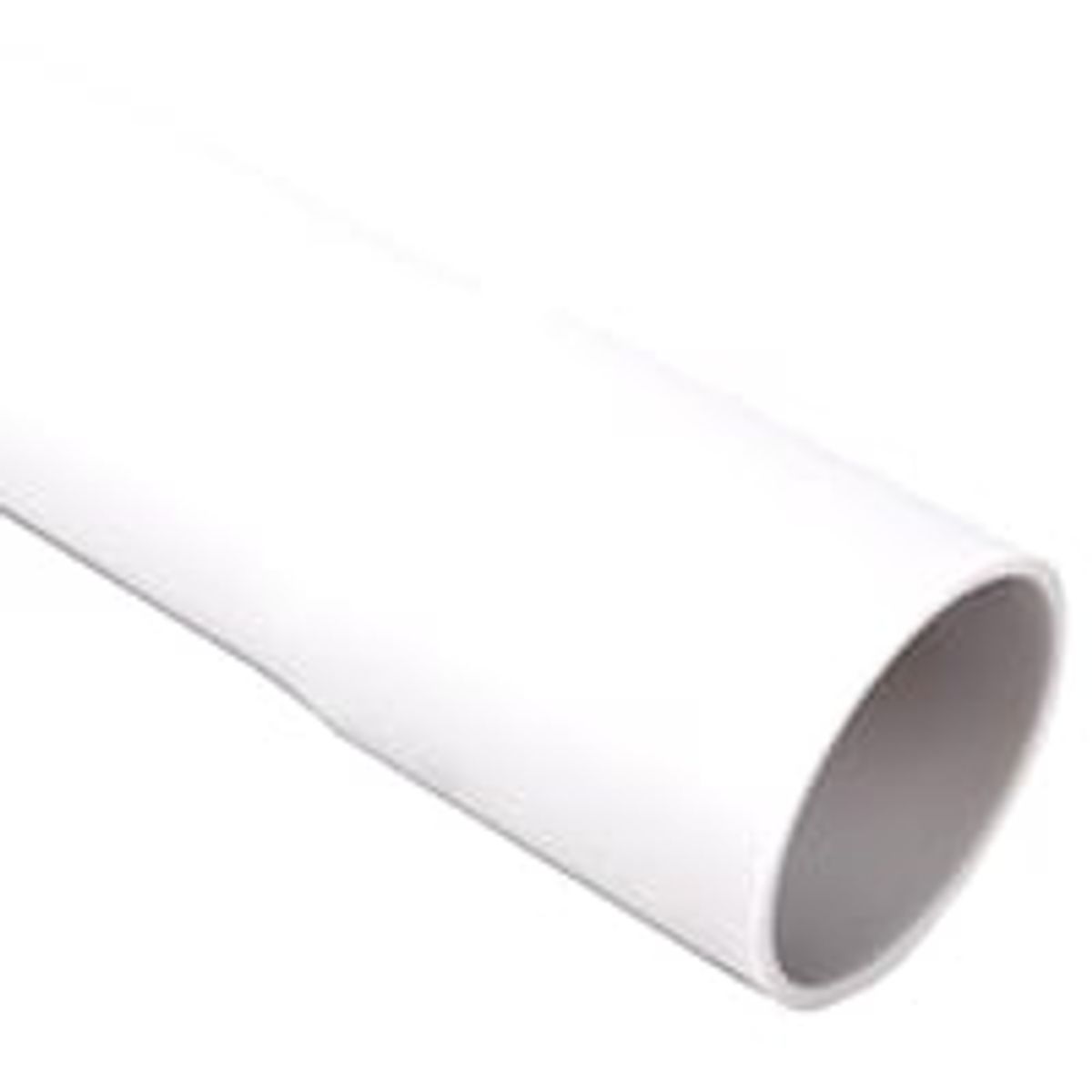 Plastrr 16 mm PVC hvid L=3M med muffe