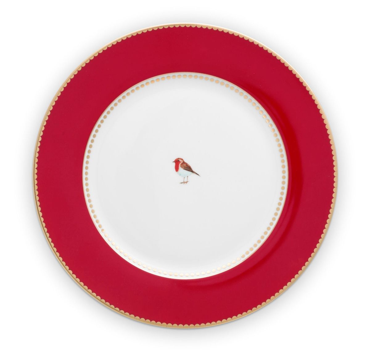 Plate Love Birds Red 26.5cm