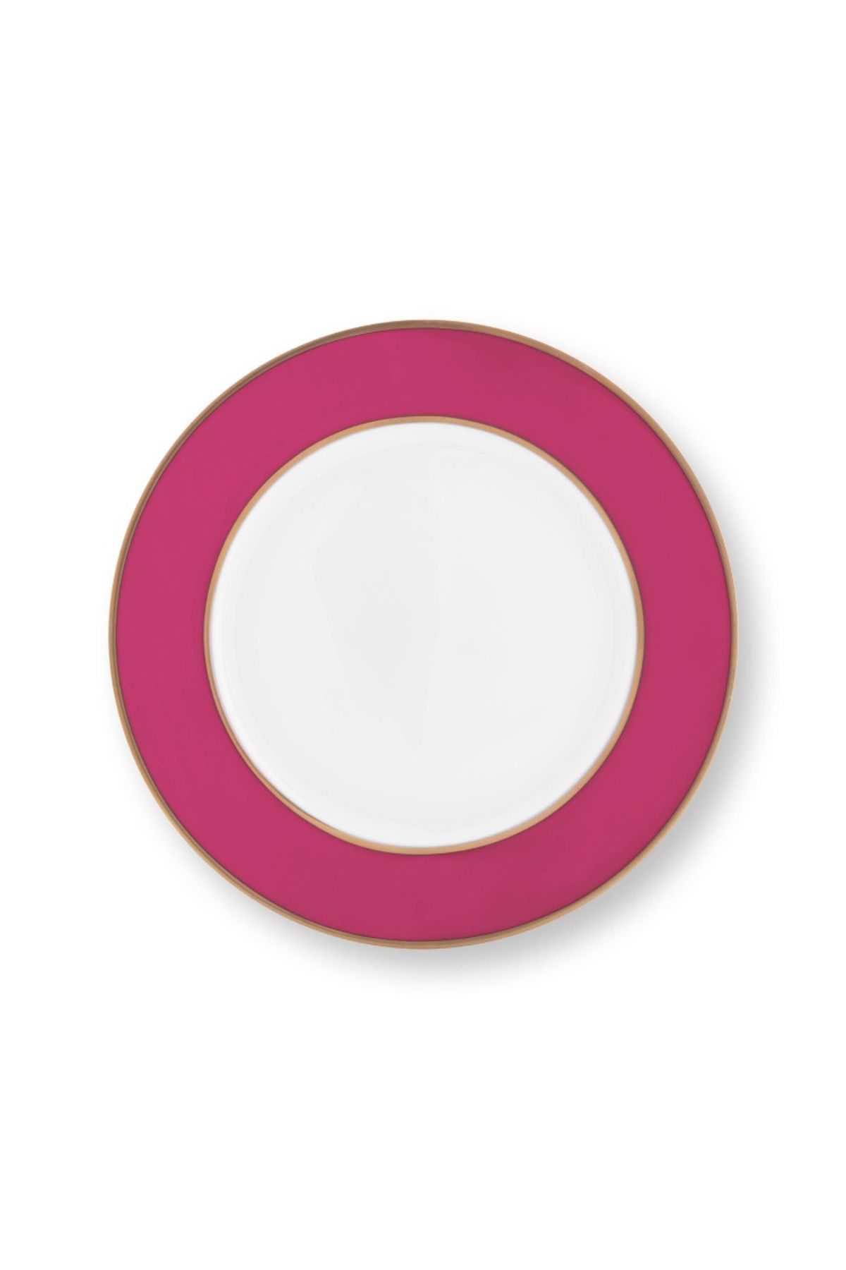 Plate Pip Chique Gold-Pink 17cm