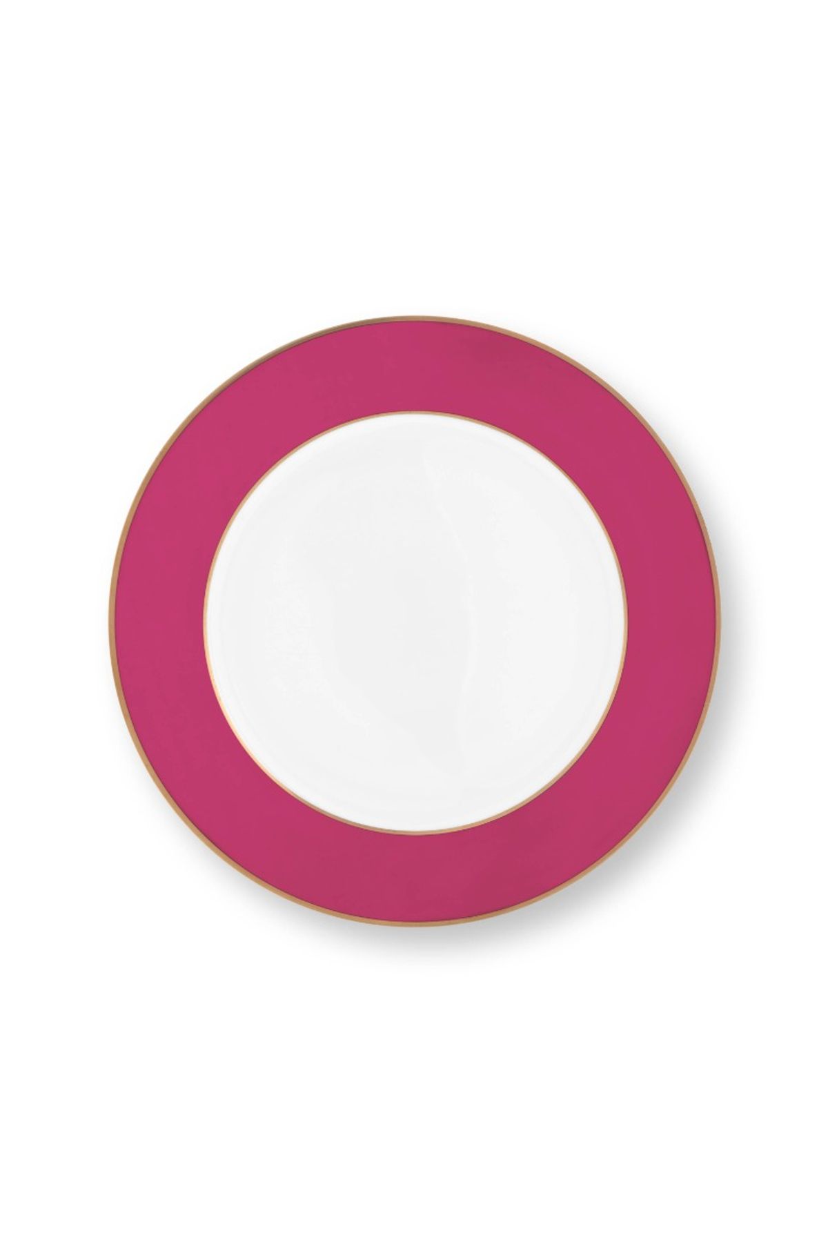 Plate Pip Chique Gold-Pink 23cm