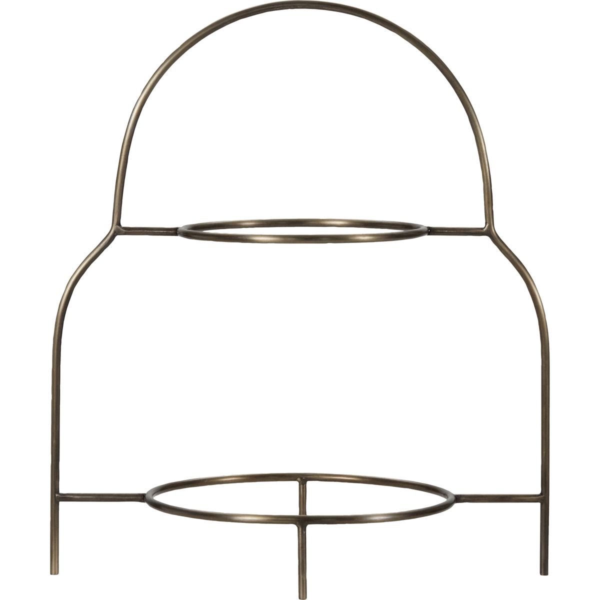 Plate stand, HDSana, Antique brass finish