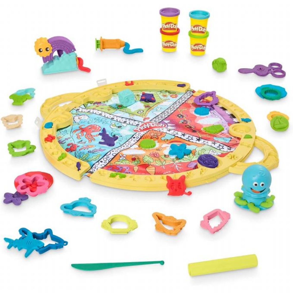 Play-Doh Fold & Go Legetæppe Start Sæt